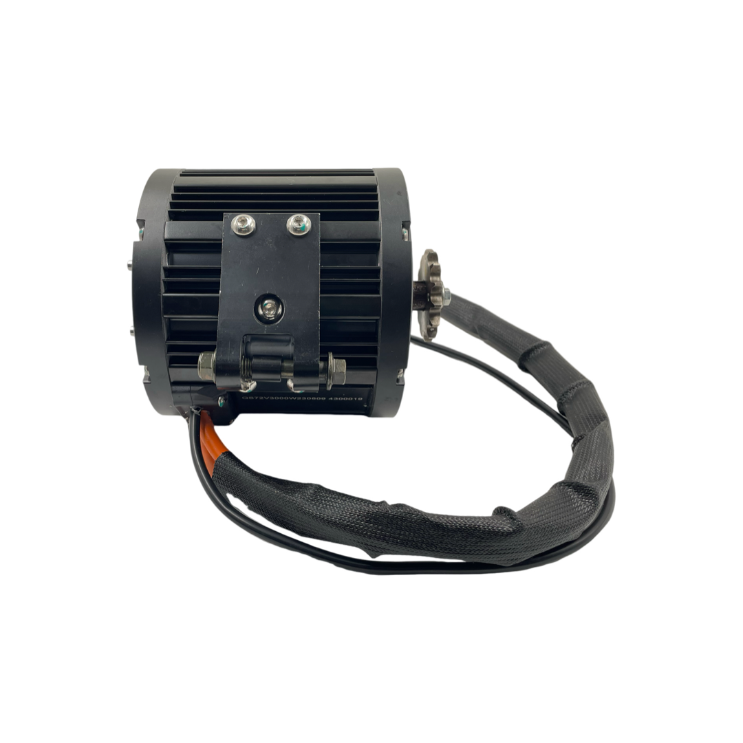 QS 138 70H 3000W PMSM محرك متو - مراجعة Kelly Kls7230S Controller وسعره