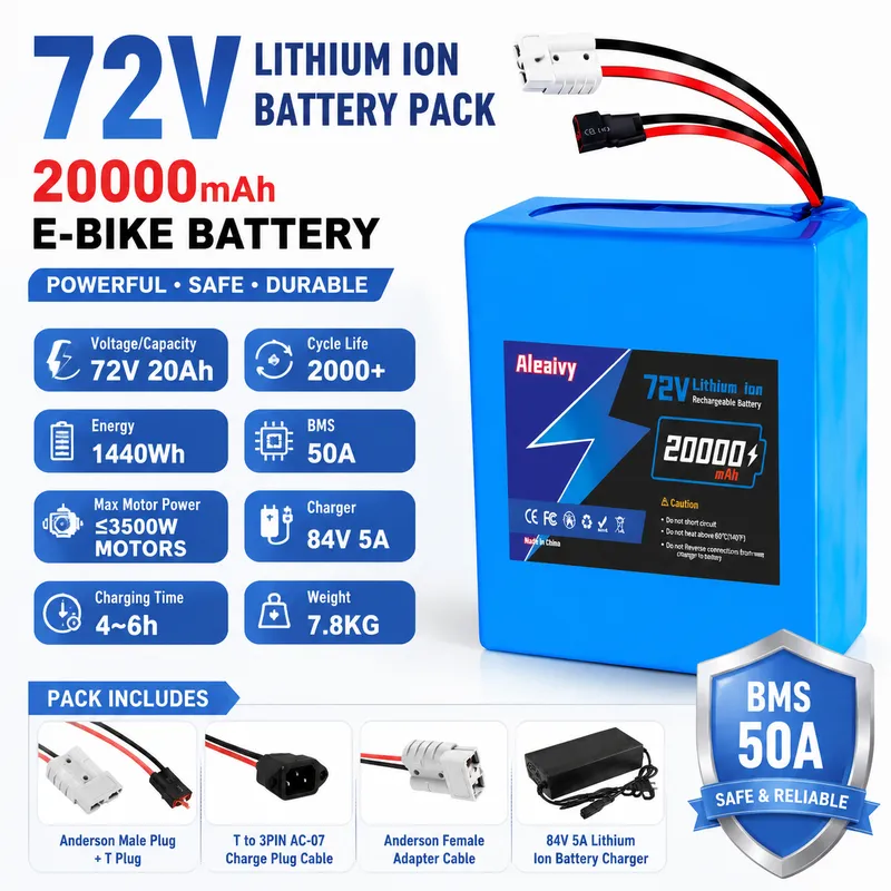 حزمة بطارية ليثيوم 72 فولت 84  - مراجعة 72V 40Ah Lifepo4 Battery Pack وسعره