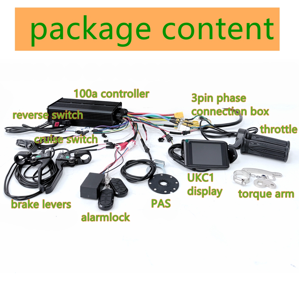 محرك NBpower 170/190 مم بقوة 4 - مراجعة 72V 100A Sabvoton Controller وسعره