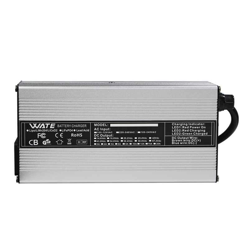 58.4 فولت 12A LiFePO4 شاحن بطا - مراجعة 84V 20A Smart Charger وسعره